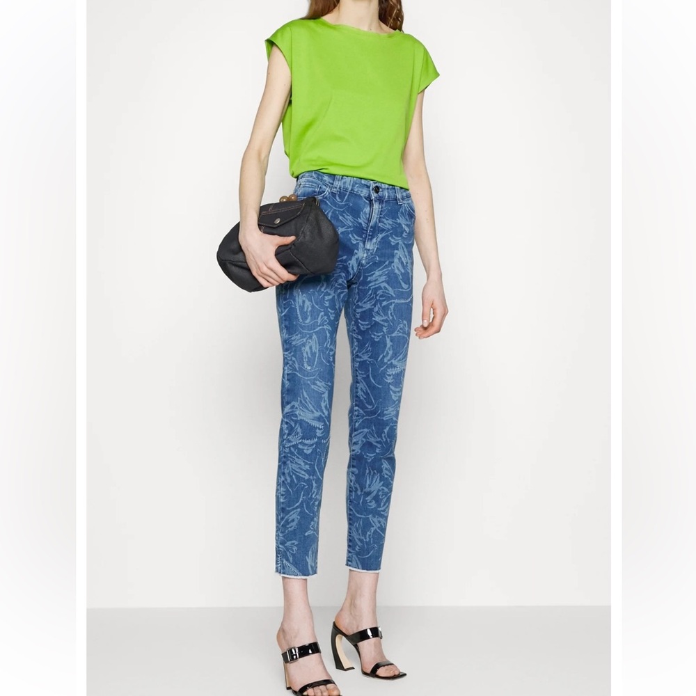 Marc Cain Print Skinny Denim Jeans